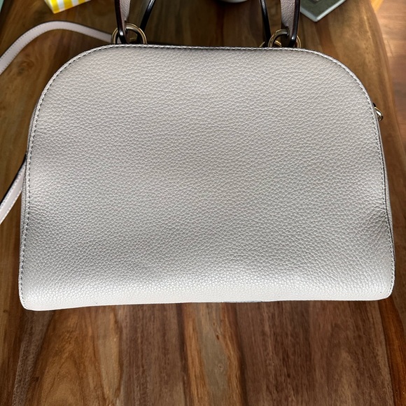 Kate Spade NISHA Atwood Zip purse cityscape pebbled Leather handles & strap gray - Picture 12 of 17